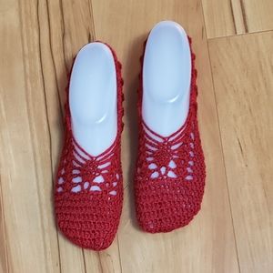 CROCHET WOMEN HANDMADE SLIPPERS